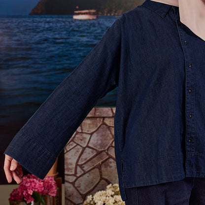 Denim Loose Top